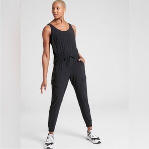 Athleta Unbound Jumpsuit Black Large